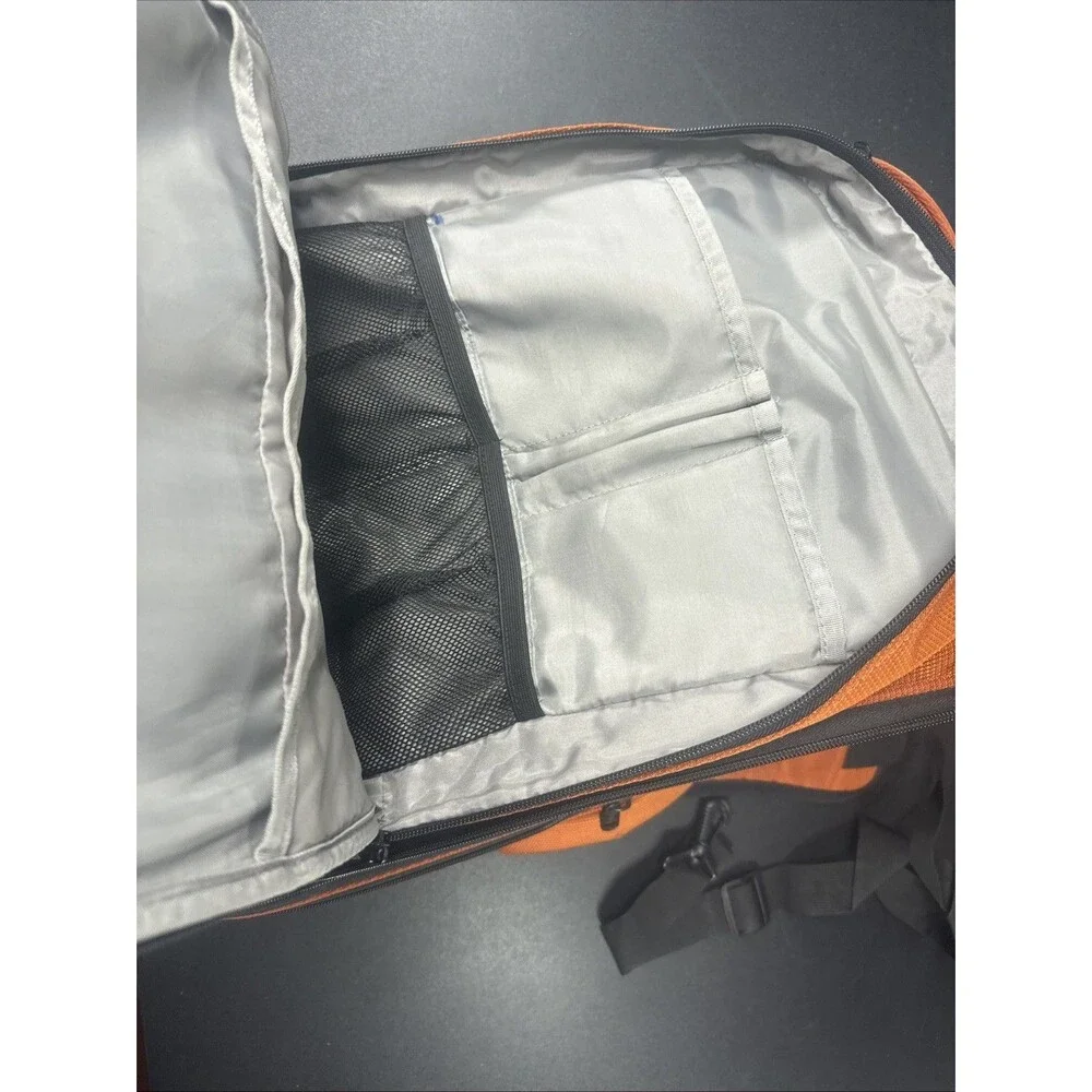 eBags eTech 3.0 Carry-On Travel Backpack Weekender Mother Lode Orange 20 Inch